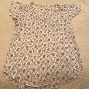 Loft Split Neck Blouse